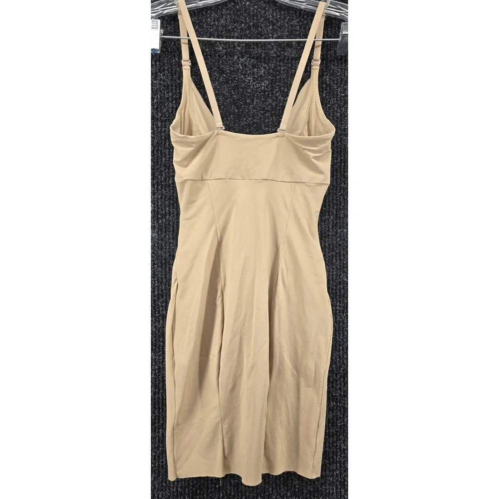 Maidenform Wear Your Own Bra Slip Sz M Firm Control Beige Shapewear Self Express